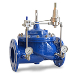 Diaphragm-actuated pilot operated automatic control valves globe pattern (PN16-25) / piston type (PN40) for water works XLC