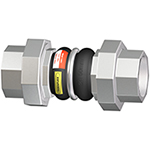 Rubber joints, double sphere with threaded unions TORAFLEX S30 