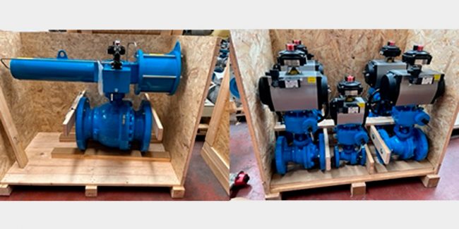 uniflow-actuated-valves
